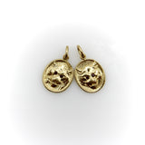 14K Gold Signature Victorian Inspired Lioness Pendant / Charm Pendant, Charm Kirsten's Corner Jewelry