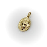 14K Gold Signature Victorian Inspired Lioness Pendant / Charm Pendant, Charm Kirsten's Corner Jewelry