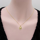 14K Gold Signature Victorian Inspired Lion Pendant / Charm Kirsten's Corner