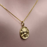 14K Gold Signature Victorian Inspired Lion Pendant / Charm Kirsten's Corner