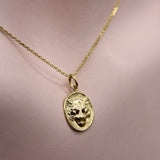 14K Gold Signature Victorian Inspired Lioness Pendant / Charm Pendant, Charm Kirsten's Corner Jewelry