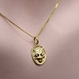 14K Gold Signature Victorian Inspired Lioness Pendant / Charm Pendant, Charm Kirsten's Corner Jewelry