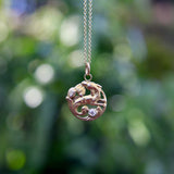 18K Gold Victorian Mythical Creature Pendant jewelry Kirsten's Corner