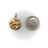 18K Gold Victorian Mythical Creature Pendant jewelry Kirsten's Corner