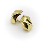 Vintage Bassani 18K Gold Sculptural Earrings Kirsten's Corner
