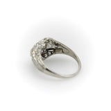 Edwardian Platinum Peruzzi Cut Diamond Ring Kirsten's Corner