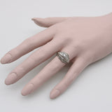 Edwardian Platinum Peruzzi Cut Diamond Ring Kirsten's Corner