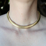 Vintage 14K Gold Tubogas Necklace or Bracelet necklace Kirsten's Corner