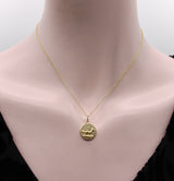 14K Gold Victorian Inspired Signature Fox Pendant-Charm pendant, Charm Kirsten's Corner