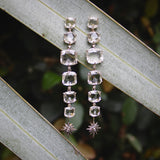 H. Stern 18K Gold Moonlight Quartz and Diamond Drop Earrings Earrings Kirsten's Corner