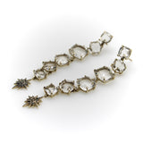 H. Stern 18K Gold Moonlight Quartz and Diamond Drop Earrings Earrings Kirsten's Corner