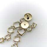 H. Stern 18K Gold Moonlight Quartz and Diamond Drop Earrings Earrings Kirsten's Corner