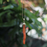 Signature 14K Gold Capped Coral Branch Pendant Pendant Kirsten's Corner