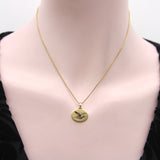 Art Deco 18K Gold and Enamel Sandpiper Bird Charm jewelry Kirsten's Corner