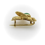 Vintage 18K Gold and Emerald Fly Pin Brooches, Pins Kirsten's Corner