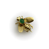 Vintage 18K Gold and Emerald Fly Pin Brooches, Pins Kirsten's Corner