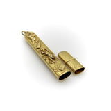 Edwardian 14K Gold Four Vices Pencil Case Pendant Kirsten's Corner