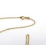 Vintage 18K Gold Italian Miniature Biker Chain Chain Kirsten's Corner