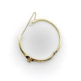 Victorian 14K Gold Black Enamel and Diamond Bracelet Kirsten's Corner