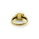 18K Gold Hand Carved Fire Oral Feu Ring by Tony Malmed ring Kirsten's Corner