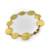 24K Gold Gurhan Lush Collection Hand-Hammered Disc Bracelet Gurhan