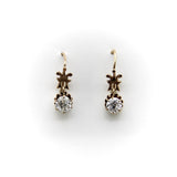Victorian 1/2 Carat Each Diamond Earrings in 10K Gold Kirsten's Corner