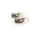 Victorian 1/2 Carat Each Diamond Earrings in 10K Gold Kirsten's Corner