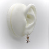 Victorian 1/2 Carat Each Diamond Earrings in 10K Gold Kirsten's Corner