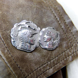 Victorian Whiting Sterling Silver Etruscan/Homeric Pin Whiting