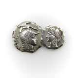 Victorian Whiting Sterling Silver Etruscan/Homeric Pin Whiting