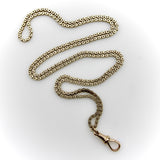 10K Gold Early Victorian Star Link Chain with Dog Clip Chain Kirsten's Corner