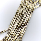 10K Gold Early Victorian Star Link Chain with Dog Clip Chain Kirsten's Corner