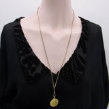 10K Gold Early Victorian Star Link Chain with Dog Clip Chain Kirsten's Corner