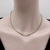 10K Gold Early Victorian Star Link Chain 16.5” Chain Kirsten's Corner