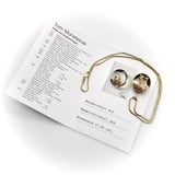 14K Gold Tom Munsteiner Rock Crystal with Crystal Inclusions Oval Pendant Necklace jewelry Kirsten's Corner