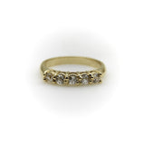 14K Gold Old European Cut Signature Five-Stone Ring Kirsten's Corner