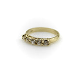 14K Gold Old European Cut Signature Five-Stone Ring Kirsten's Corner