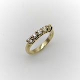 14K Gold Old European Cut Signature Five-Stone Ring Kirsten's Corner