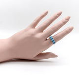 Victorian 10K Gold Five-Stone Turquoise Ring ring Kirsten's Corner