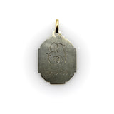 Art Deco French 18K Gold Virgin Mary or Madonna Pendant Kirsten's Corner