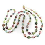 18K Gold Syna Multi-Colored Tourmaline Bead Necklace Necklace Kirsten's Corner