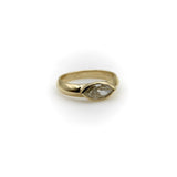 Signature 14K Gold Marquis Diamond Ring East-West Setting Kirsten's Corner