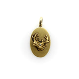 Victorian 10K Gold Elk Head BPOE Lodge Pendant Charm Pendant, Charm Kirsten's Corner