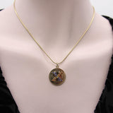 Vintage Cartier 14K Gold Chi Phi Fraternity Medallion Pendant Kirsten's Corner