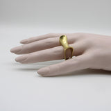 Vintage 18K Gold Modernist Saddle Ring Kirsten's Corner