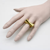 Vintage 18K Gold Modernist Saddle Ring Kirsten's Corner