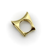 Vintage 18K Gold Modernist Saddle Ring Kirsten's Corner