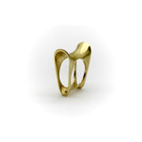 Vintage 18K Gold Modernist Saddle Ring Kirsten's Corner