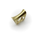 Vintage 18K Gold Modernist Saddle Ring Kirsten's Corner