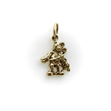 Rare Vintage 14K Gold “Fiddling Around” Mickey Mouse Charm Kirsten's Corner